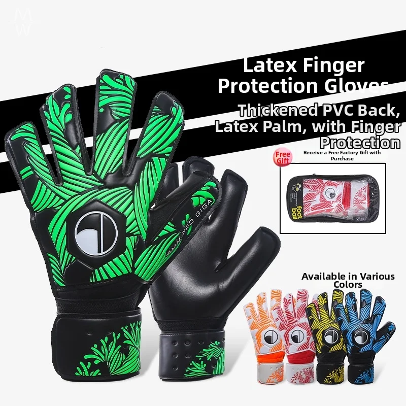 Durable Thickened Latex Football Goalie Gloves, Non-slip Palm & Finger Save Protective Goalkeeper Gloves for Children Men Women
Durable Thickened Latex Football Goalie Gloves, Non-slip Palm & Finger Save Protective Goalkeeper Gloves for Children Men Women
