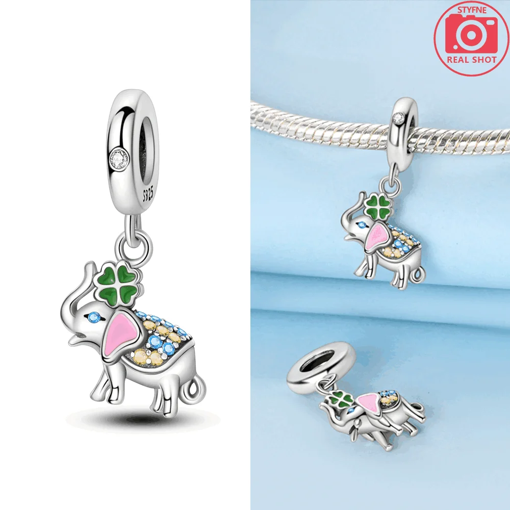 Charms Silver 925 Four Leaf Clover Elephant Beads Fit Charms Plata 925 Original Bracelet Beads Women Jewellery Making
Charms Silver 925 Four Leaf Clover Elephant Beads Fit Charms Plata 925 Original Bracelet Beads Women Jewellery Making