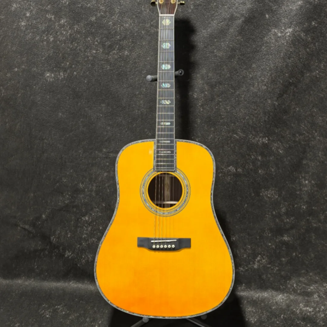 Free Shipping 41-inch D Model Acoustic Guitar Ebony Fingerboard 6-String Bone Nut 20 Frets
Free Shipping 41-inch D Model Acoustic Guitar Ebony Fingerboard 6-String Bone Nut 20 Frets