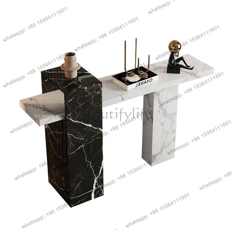 Italian minimalist marble premium entrance table end view table wall decoration case
Italian minimalist marble premium entrance table end view table wall decoration case