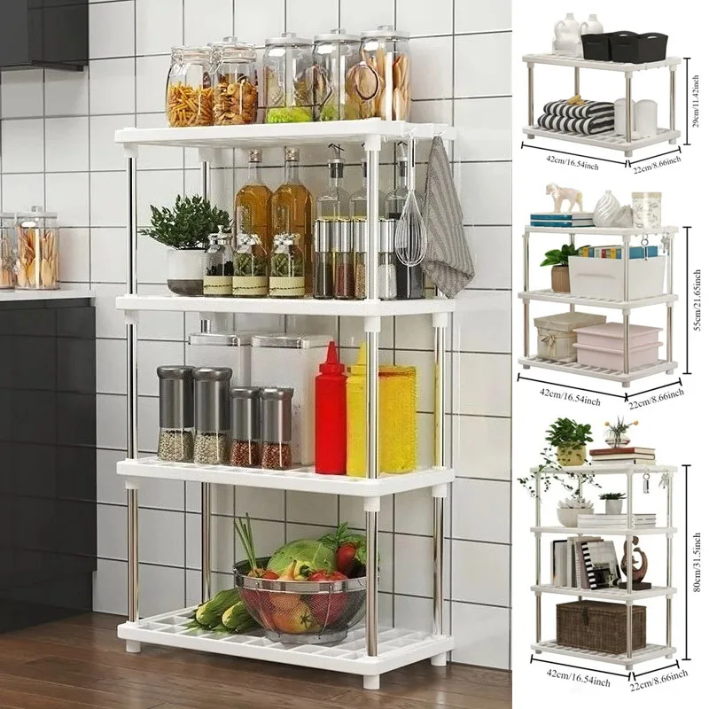 1PC Multi-Functional Storage Rack Bathroom Living Room Organizing Rack Kitchen Bedroom Shelf Plastic Floor-Standing Storage Rack
1PC Multi-Functional Storage Rack Bathroom Living Room Organizing Rack Kitchen Bedroom Shelf Plastic Floor-Standing Storage Rack