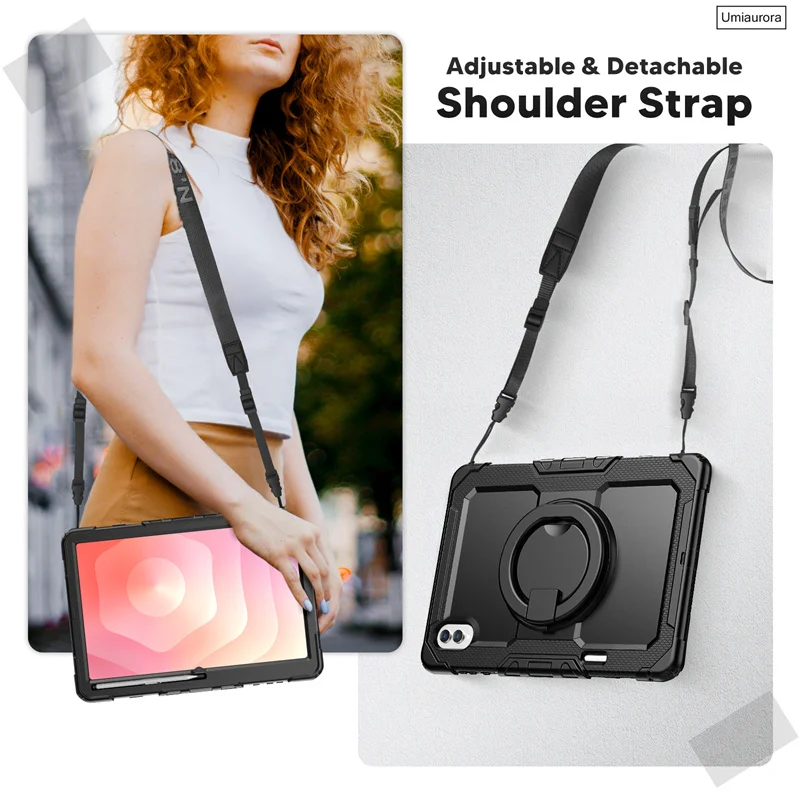 For Samsung Tab S11 11" SM-X730 X736B S11 Ultra 14.6 inch X930 X936B Heavy Duty Rugged Tablet Case Handle Stand Shockproof Funda
For Samsung Tab S11 11" SM-X730 X736B S11 Ultra 14.6 inch X930 X936B Heavy Duty Rugged Tablet Case Handle Stand Shockproof Funda