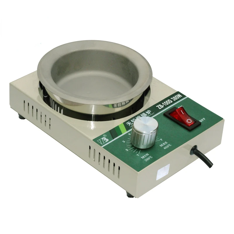 ZB100D Miniature Soldering Pot 380W High Quality Melting Tin Pot THT series Micro flux Solder Pot
ZB100D Miniature Soldering Pot 380W High Quality Melting Tin Pot THT series Micro flux Solder Pot