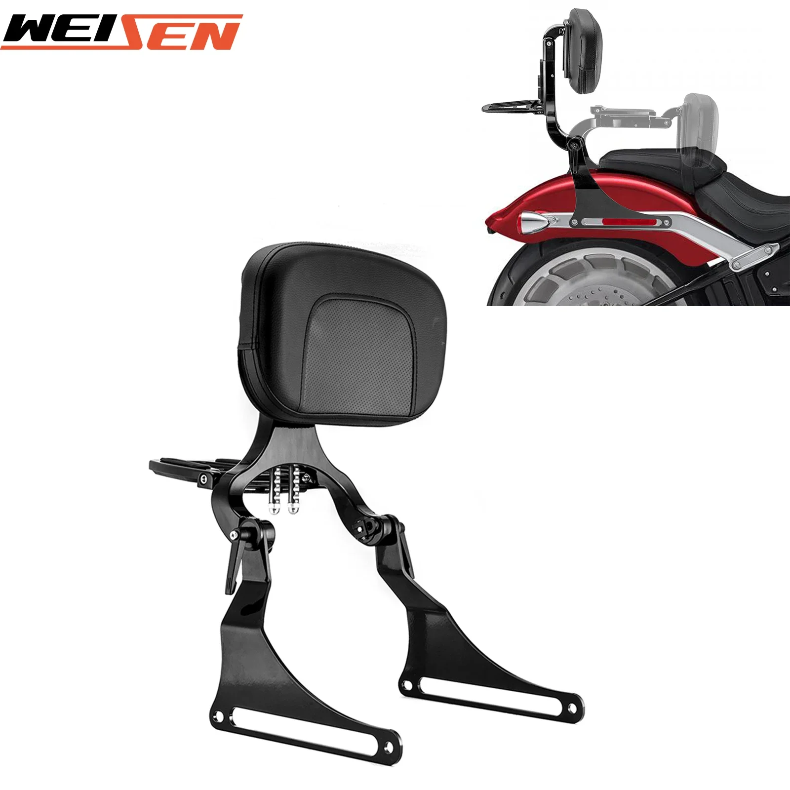Мотоциклетная пассажирская/спинка водителя, крепление для багажника Sissy Bar для Harley FAT BOY 2018-2024 FLFB/FLFBS BREAKOUT FXBR/FXBRS
Мотоциклетная пассажирская/спинка водителя, крепление для багажника Sissy Bar для Harley FAT BOY 2018-2024 FLFB/FLFBS BREAKOUT FXBR/FXBRS