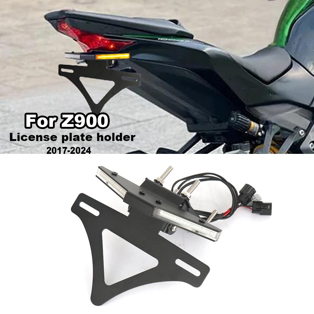 Motorcycle Rear Short Tail License Plate Holder Tidy bracket kit For Kawasaki Z900 z900 Z 900 2017-2024 Turn Signal Light
Motorcycle Rear Short Tail License Plate Holder Tidy bracket kit For Kawasaki Z900 z900 Z 900 2017-2024 Turn Signal Light