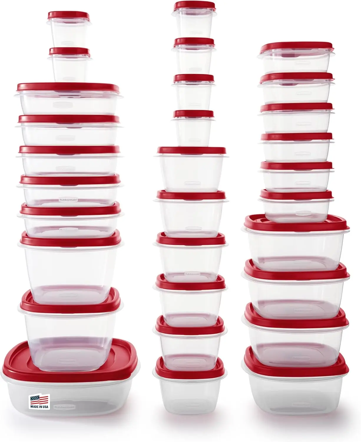 60-Piece Food Storage Containers with Lids, Microwave and Dishwasher Safe, Red Color for Meal Prep and Pantry
60-Piece Food Storage Containers with Lids, Microwave and Dishwasher Safe, Red Color for Meal Prep and Pantry