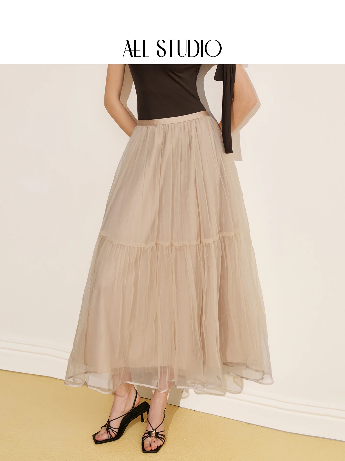AEL Original Commuter Puffy Mesh Half Skirt Women's Summer New High Waist Slim A-Line Skirt French Style Daily Travel Commute
AEL Original Commuter Puffy Mesh Half Skirt Women's Summer New High Waist Slim A-Line Skirt French Style Daily Travel Commute