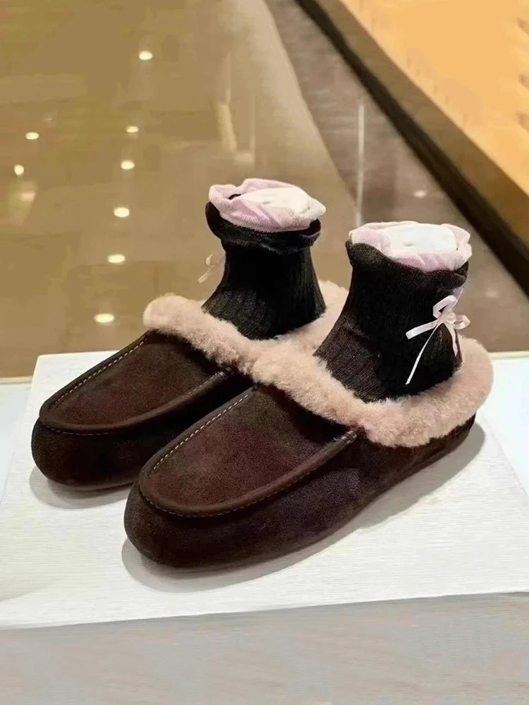 Корейские меховые тапочки на плоской подошве в стиле ретро, женская уличная одежда, осень-зима 2022, новые теплые тапочки на одно касание на подкладке
Корейские меховые тапочки на плоской подошве в стиле ретро, женская уличная одежда, осень-зима 2022, новые теплые тапочки на одно касание на подкладке