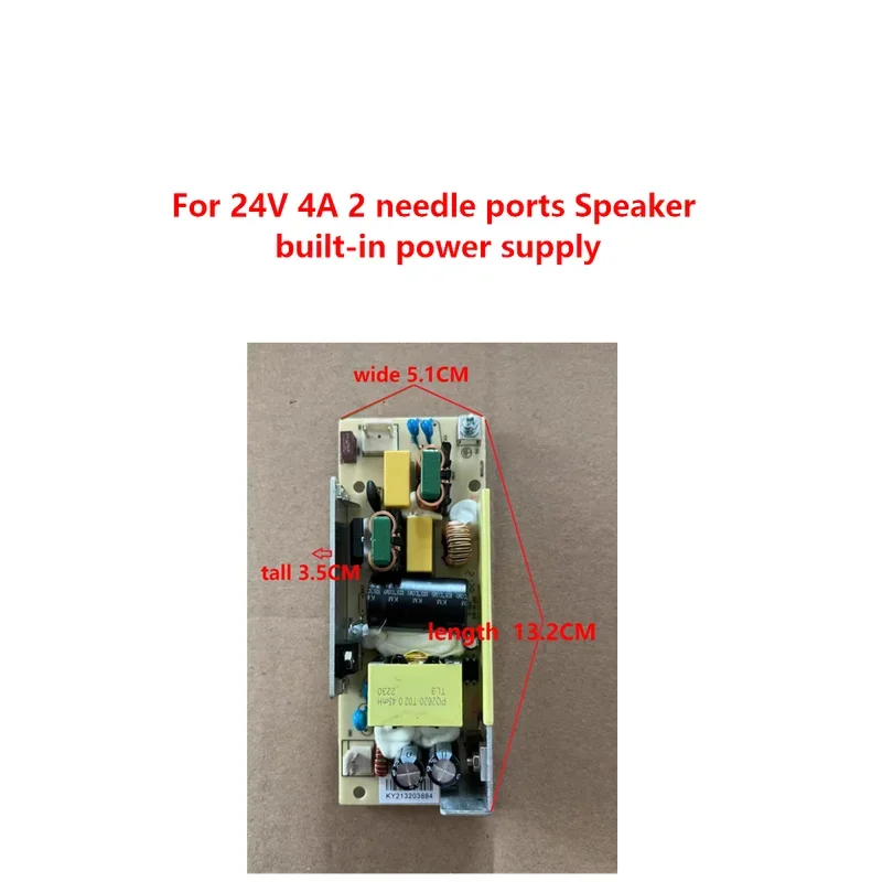 PCB spare parts 2 needle ports built-in power supply 24V 4A For DIY Speaker Power Supply
PCB spare parts 2 needle ports built-in power supply 24V 4A For DIY Speaker Power Supply