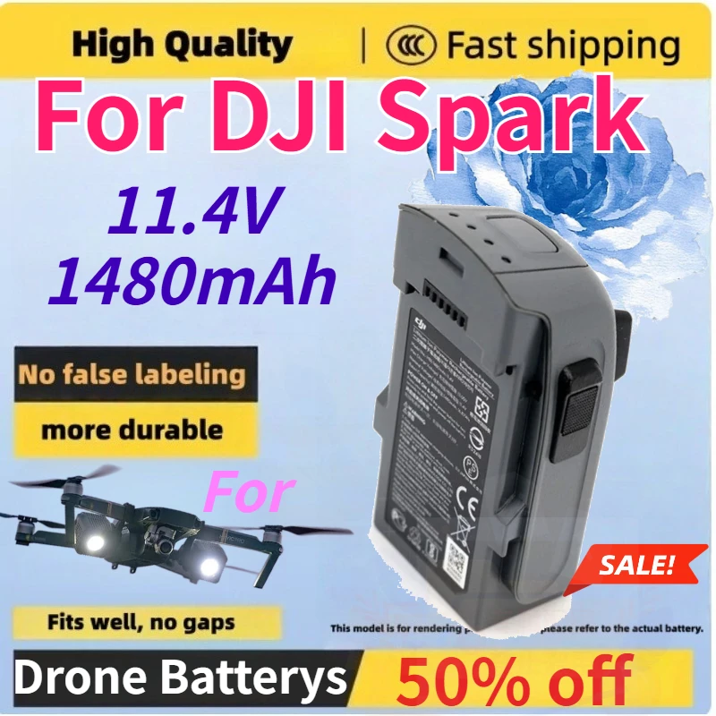 High Quality 11.4V 1480mAh Drone Batterys for DJI Spark UAV Battery Ultra-Long Endurance Drone Accessories Replaceable
High Quality 11.4V 1480mAh Drone Batterys for DJI Spark UAV Battery Ultra-Long Endurance Drone Accessories Replaceable