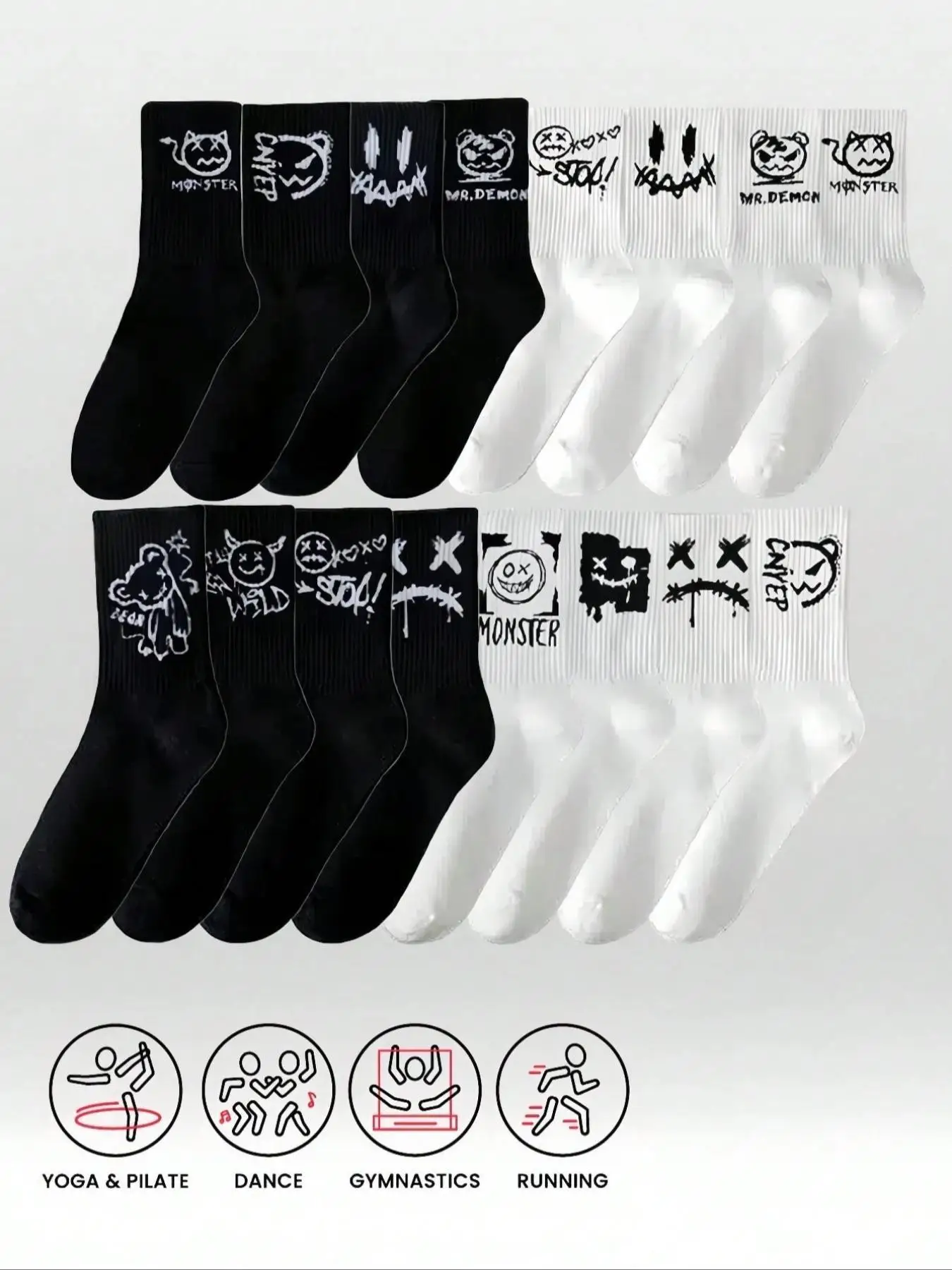Mens Casual Crew Socks Vintage Geometric Pattern Comfortable Breathable Soft Athletic Sports Running Socks Spring Summer Autumn All Seasons Novelty Streetwear Skateboard Dress Socks Male Hosiery
Mens Casual Crew Socks Vintage Geometric Pattern Comfortable Breathable Soft Athletic Sports Running Socks Spring Summer Autumn All Seasons Novelty Streetwear Skateboard Dress Socks Male Hosiery