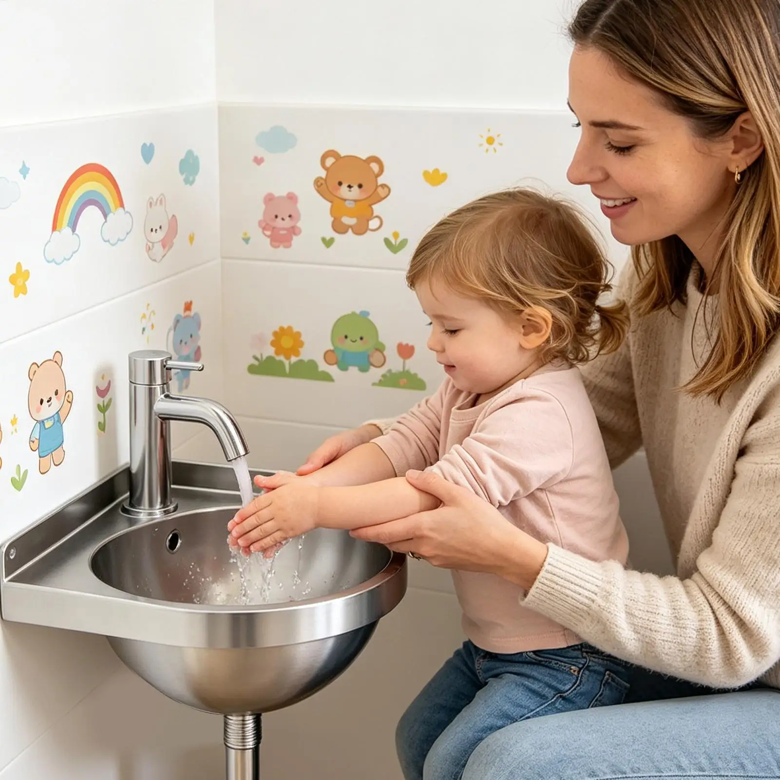 Small Wall Mount Sink Corner Stainless Steel Faucet Washbasin Kitchen Wall Mount Sink For Entryway Laundry Garden Patio Bathroom
Small Wall Mount Sink Corner Stainless Steel Faucet Washbasin Kitchen Wall Mount Sink For Entryway Laundry Garden Patio Bathroom