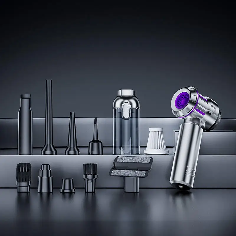 High-Power Brushless Dual-Purpose Handheld Vacuum Cleaner Car Wireless Integrated Blowing & Suction One-Click Dust Model