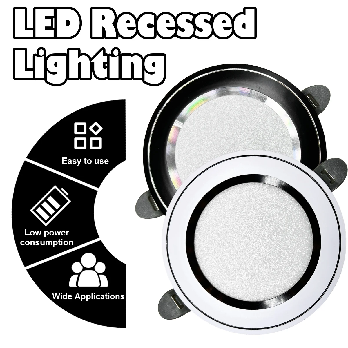 Led Downlight 3 Color 7W Ceiling Lamp Recessed Downlights White&Black Mini 220v Anti Indoor Lighting Spotlight Living Room
Led Downlight 3 Color 7W Ceiling Lamp Recessed Downlights White&Black Mini 220v Anti Indoor Lighting Spotlight Living Room