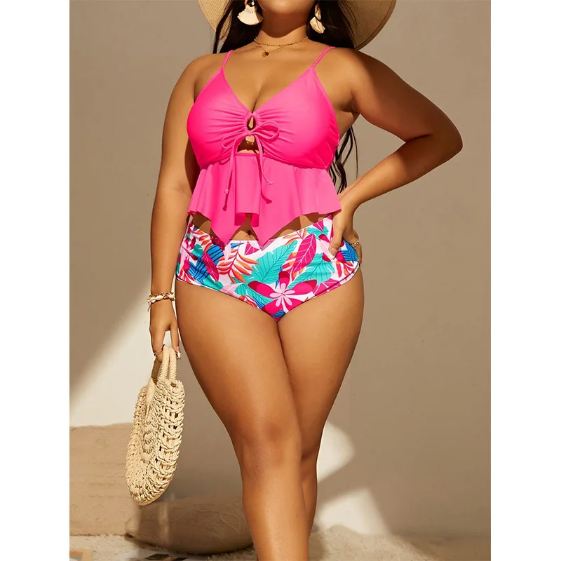 New Plus Size Split Swimsuit Women's Bikini Sexy Ruffle Edge Hollow Gathering Plus Size Swimsuit Women Elegantes Casual Y2k
New Plus Size Split Swimsuit Women's Bikini Sexy Ruffle Edge Hollow Gathering Plus Size Swimsuit Women Elegantes Casual Y2k