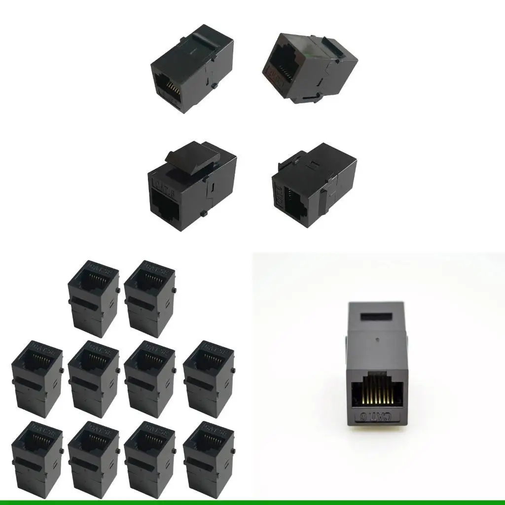 U55C 10PACK CAT6 CAT5E RJ45 Встроенные соединительные разъемы Keystone RJ45 Прямо через модули модулей Keystone
U55C 10PACK CAT6 CAT5E RJ45 Встроенные соединительные разъемы Keystone RJ45 Прямо через модули модулей Keystone