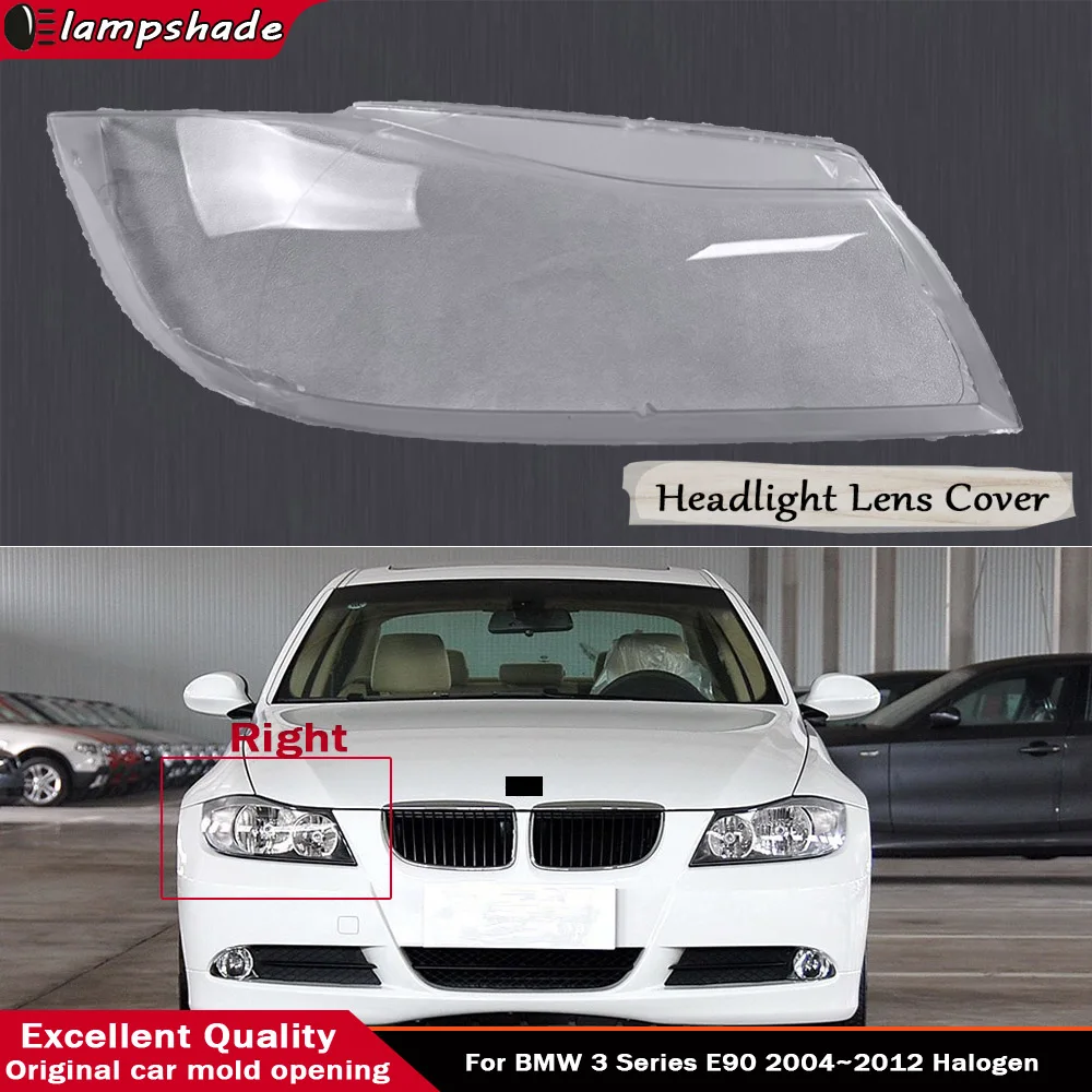 Car Left Right Car Front Headlight Cover Transparent Lampshade Headlamp Shell For BMW 3 Series E90 2004 - 2012 Halogen
Car Left Right Car Front Headlight Cover Transparent Lampshade Headlamp Shell For BMW 3 Series E90 2004 - 2012 Halogen