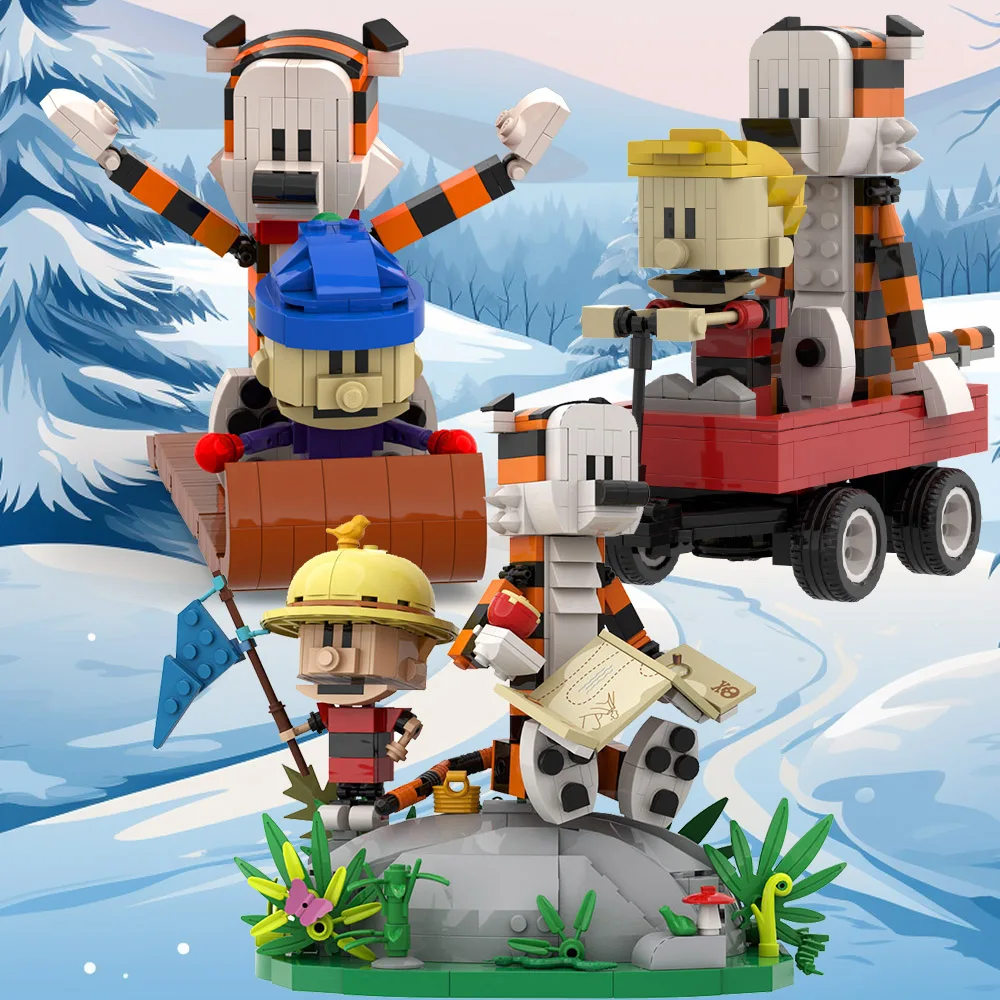Popular Cartoon Movies Calvined and Hobbes Building Block Classic Comic Book Figure DIY Model Brick Educational Toy Collect gift
Popular Cartoon Movies Calvined and Hobbes Building Block Classic Comic Book Figure DIY Model Brick Educational Toy Collect gift