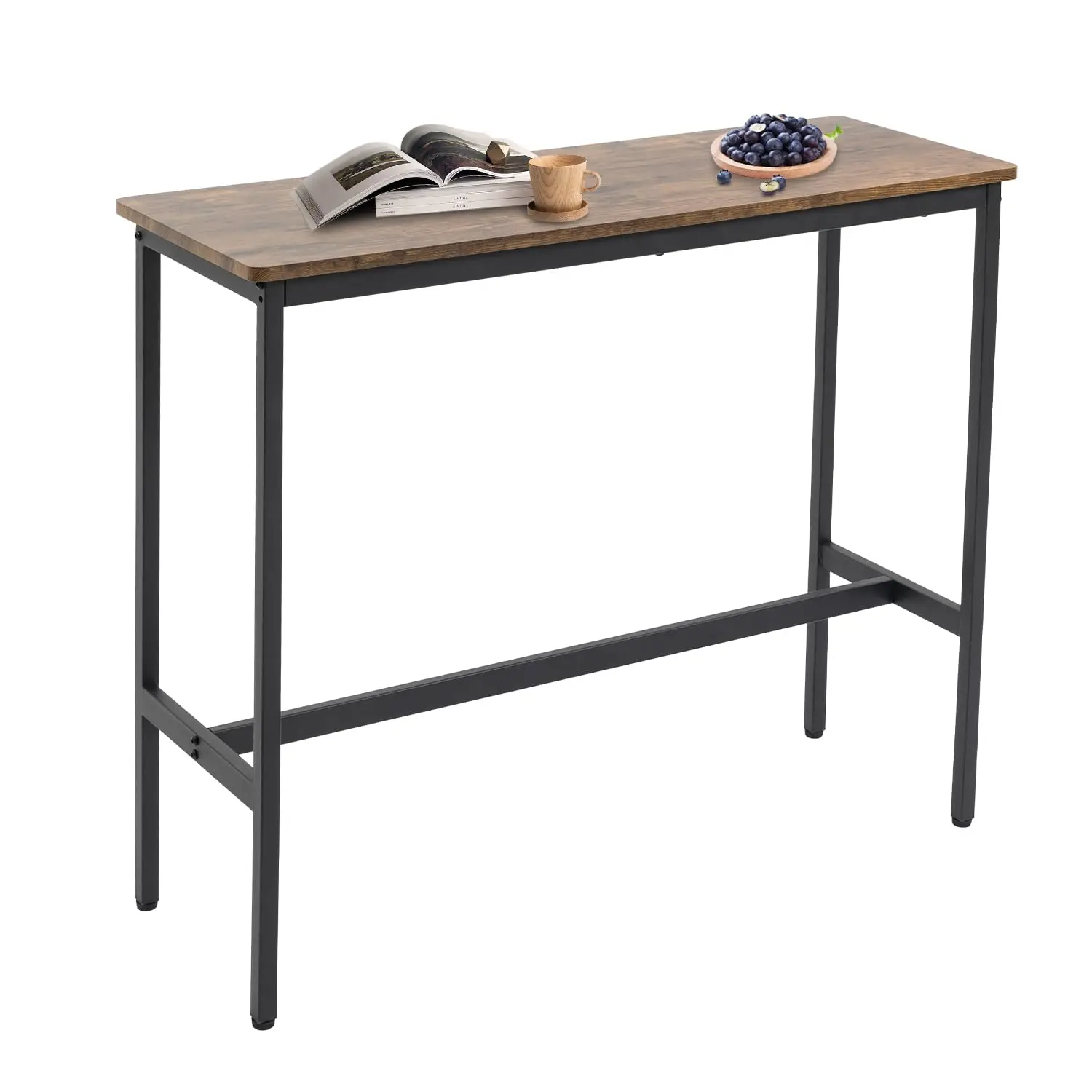44.5" Sofa Table, Bar Height Pub Table, Narrow Entryway Table, Narrow Rectangular High Top Console Table with MDF, Customized
44.5" Sofa Table, Bar Height Pub Table, Narrow Entryway Table, Narrow Rectangular High Top Console Table with MDF, Customized