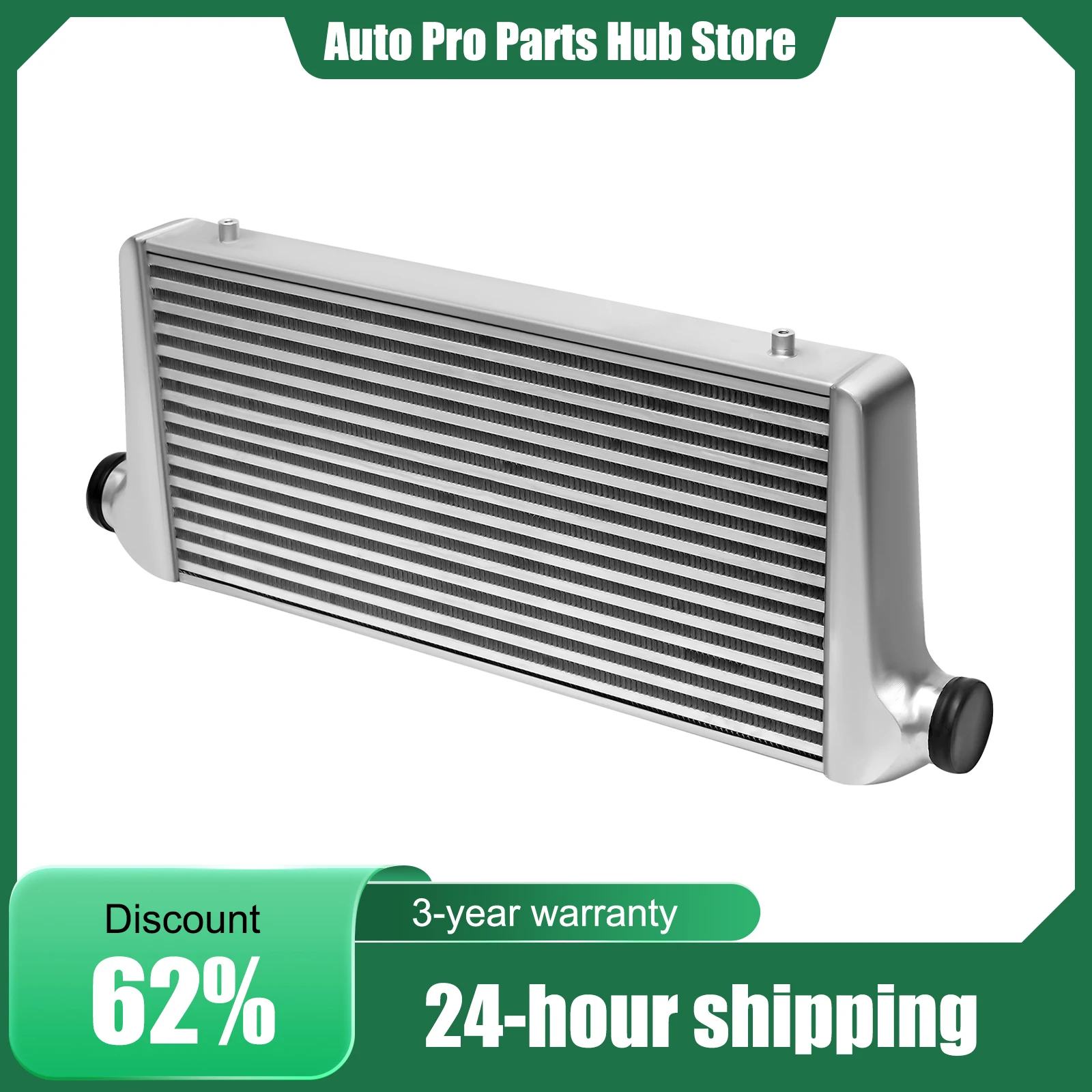 Intercooler, Aluminum Car Turbo Intercooler, 2.5 Inch Inlet Outlet, 31x12x3inch Universal Engine Cooling System Accessory
Intercooler, Aluminum Car Turbo Intercooler, 2.5 Inch Inlet Outlet, 31x12x3inch Universal Engine Cooling System Accessory