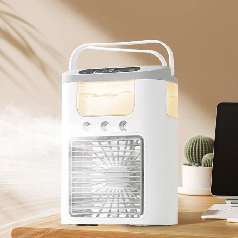 New 3 In 1 Portable Mini Fan Humidifier For Home Use USB Mini Fan LED Night Light Water Mist Fun Air Cooler Home Humidifier
New 3 In 1 Portable Mini Fan Humidifier For Home Use USB Mini Fan LED Night Light Water Mist Fun Air Cooler Home Humidifier