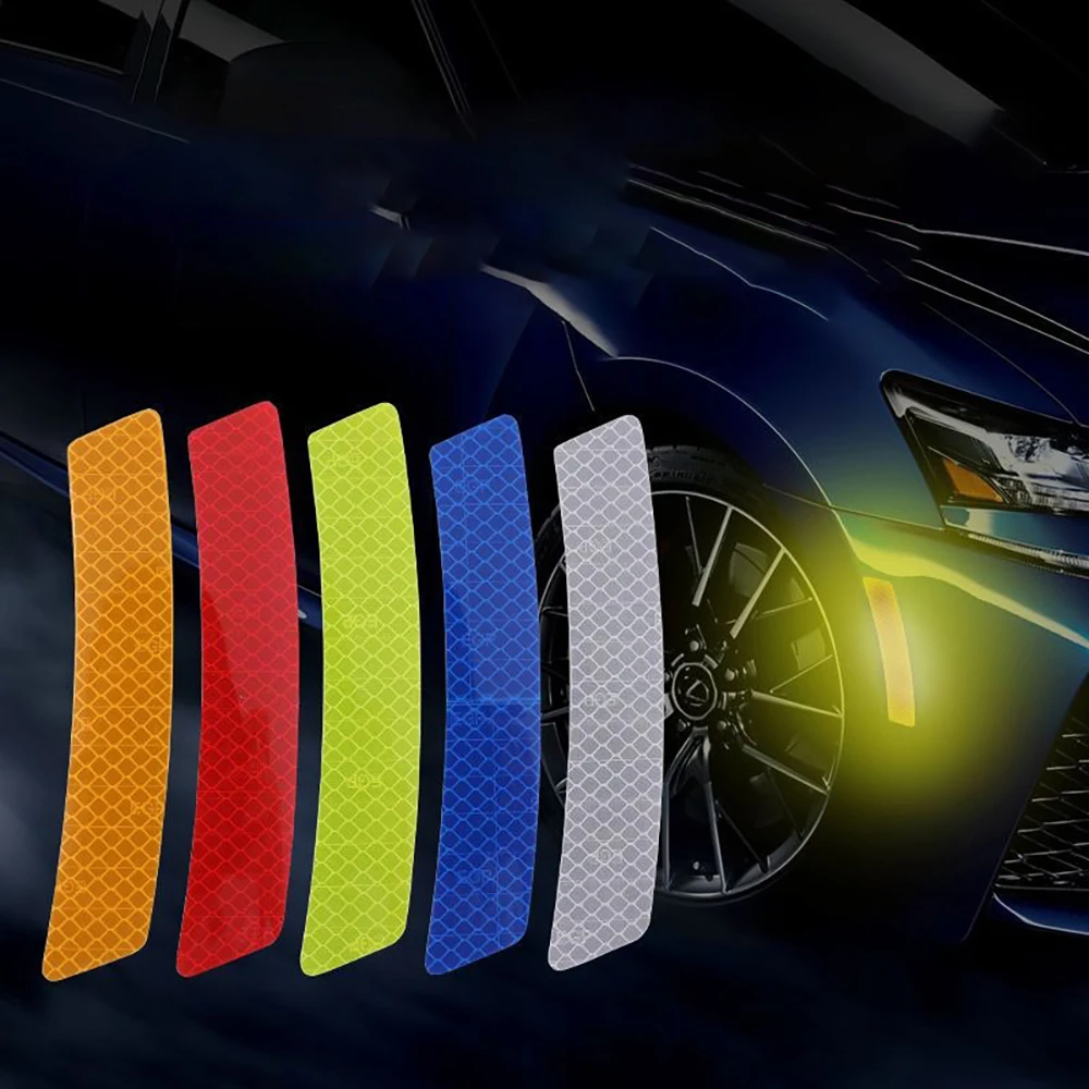 2Pcs/ Set Car Reflective Safety Strip Stickers Car Wheel Eyebrow Reflective Sticker Reflective Warning Safety Tape Exterior Auto
2Pcs/ Set Car Reflective Safety Strip Stickers Car Wheel Eyebrow Reflective Sticker Reflective Warning Safety Tape Exterior Auto