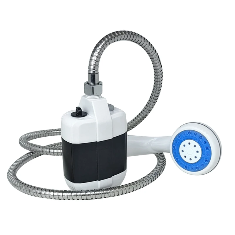 1Set Portable Shower Handheld Outdoor Shower Pump Blue&White For Hiking Pet Cleaning
1Set Portable Shower Handheld Outdoor Shower Pump Blue&White For Hiking Pet Cleaning