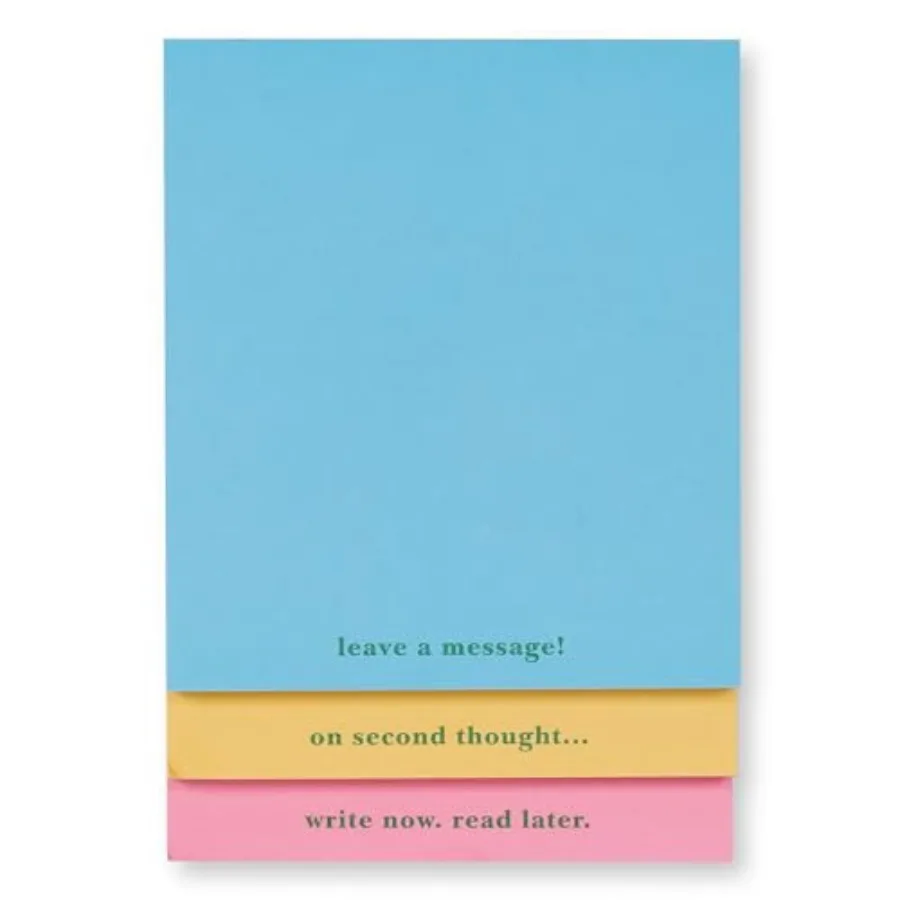 Stacked Notepad Assorted Sizes, Includes 3 Cute Notepads with 75 Sheets Each, Colorful Pads of Paper for Desk Notes, Painterly
Stacked Notepad Assorted Sizes, Includes 3 Cute Notepads with 75 Sheets Each, Colorful Pads of Paper for Desk Notes, Painterly