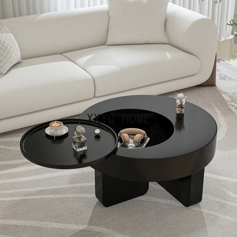 Black Hardcover Coffee Tables Storage Modern Floor Nordic Coffee Table Round Design Couchtisch Wohnzimmer Home Furniture
Black Hardcover Coffee Tables Storage Modern Floor Nordic Coffee Table Round Design Couchtisch Wohnzimmer Home Furniture