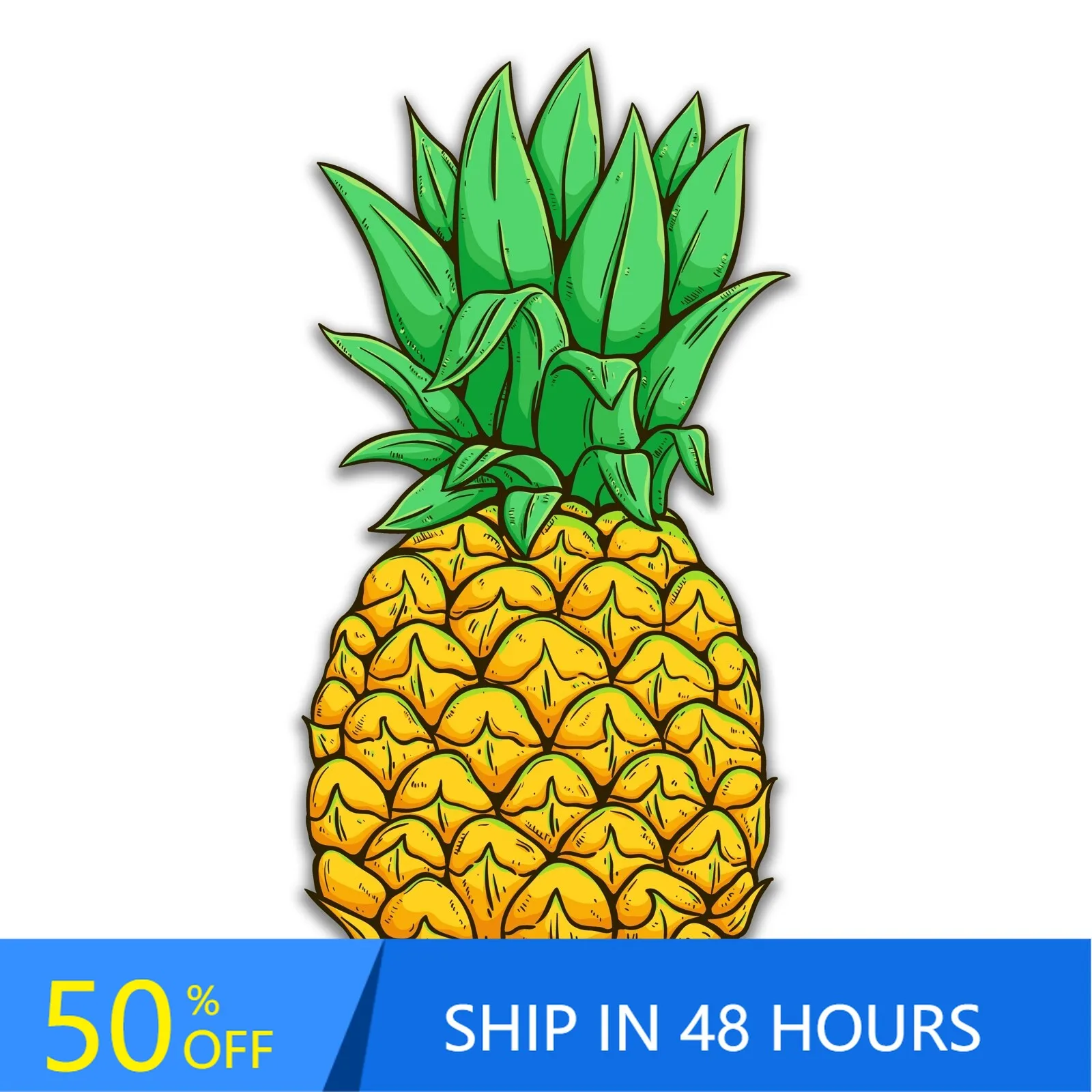 Best Pineapple Tropical Fruit Retro Boat Car Walls Motor Home Waterproof Vinyl Decal Accessory Vintage Unique Aesthetic
Best Pineapple Tropical Fruit Retro Boat Car Walls Motor Home Waterproof Vinyl Decal Accessory Vintage Unique Aesthetic