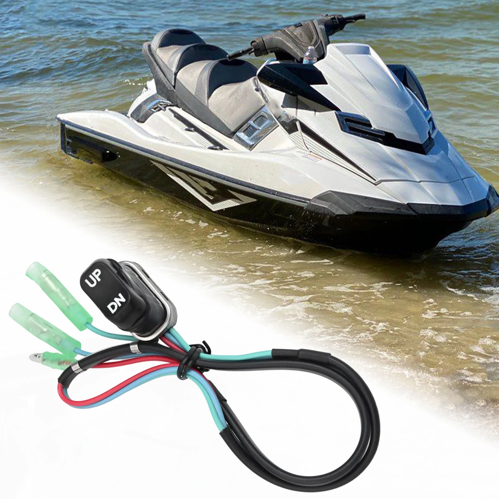 Outboard Remote Control Switch Black Power Trim Switch Anti-corrosion Material Easy Installation Replacement Installation
Outboard Remote Control Switch Black Power Trim Switch Anti-corrosion Material Easy Installation Replacement Installation