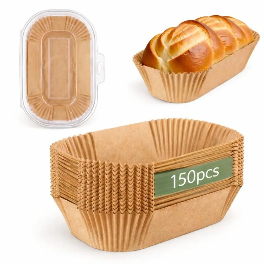 150pcs Loaf Pan Liners, Extra Thick Parchment Paper for Baking Bread 9x5, Unbleached Non-Stick Bread Pan Liners in Blister Box,
150pcs Loaf Pan Liners, Extra Thick Parchment Paper for Baking Bread 9x5, Unbleached Non-Stick Bread Pan Liners in Blister Box,