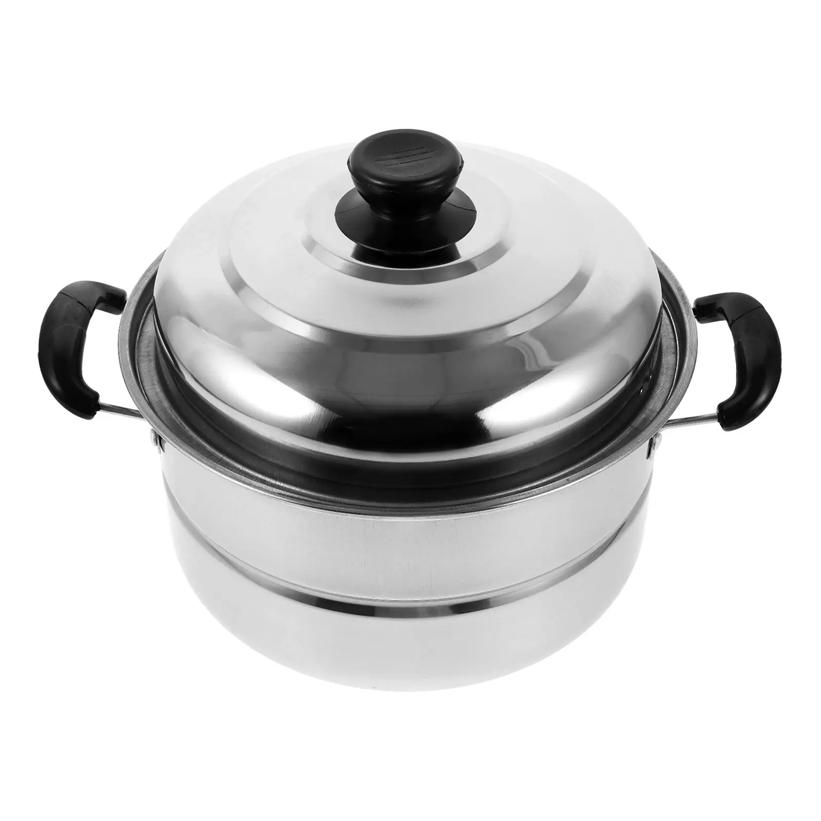 Practical Stainless Steel Stockpot Double Handle Soup Pot Even Heating High Temperature Resistant Kitchen Cookware
Practical Stainless Steel Stockpot Double Handle Soup Pot Even Heating High Temperature Resistant Kitchen Cookware