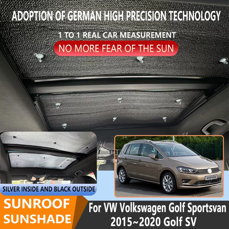 Sunroof Insulation Roof Visor For VW Volkswagen Golf Sportsvan 2015~2020 Sunshade Anti-UV Car Panoramic Roof Heat Shield Window
Sunroof Insulation Roof Visor For VW Volkswagen Golf Sportsvan 2015~2020 Sunshade Anti-UV Car Panoramic Roof Heat Shield Window