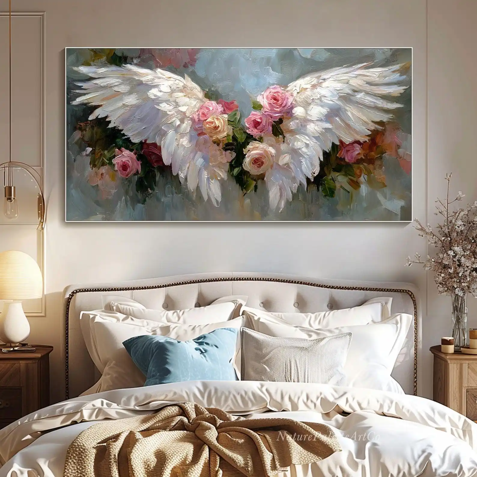 Mhemyo 3D White Wing Elegant Hand Painted Oil Painting Neutral Floral Textured Impasto Botanical Wall Art For Living Room Decor
Mhemyo 3D White Wing Elegant Hand Painted Oil Painting Neutral Floral Textured Impasto Botanical Wall Art For Living Room Decor