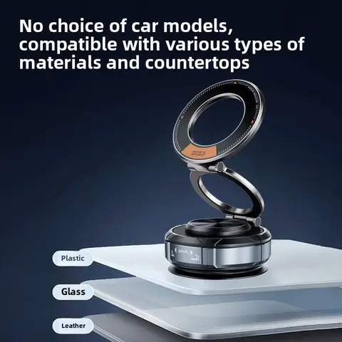 Magnetic Wireless Car Charger Phone Fast Car Charing Mount Station For Iphone 15 14 13 12 Pro Max Magnet Phone Holder