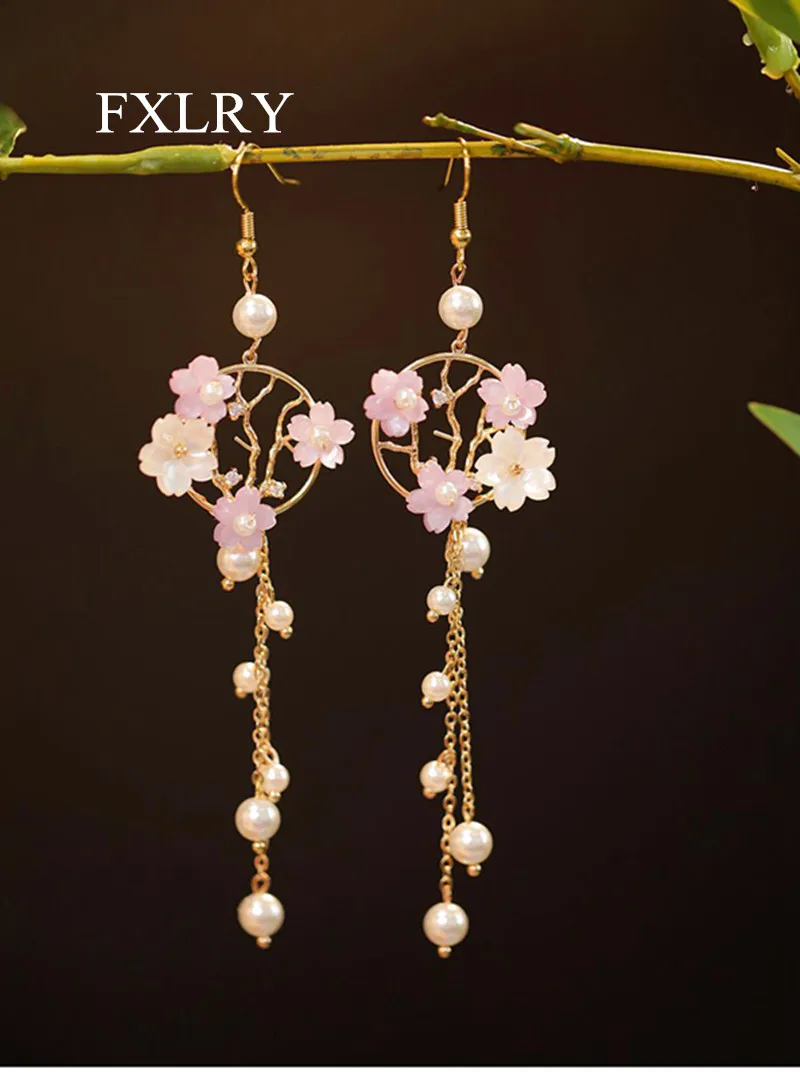 FXLRY Original Design Pearl Handmade Long Tassel Earring Or Womon Or Girl Jewery
FXLRY Original Design Pearl Handmade Long Tassel Earring Or Womon Or Girl Jewery