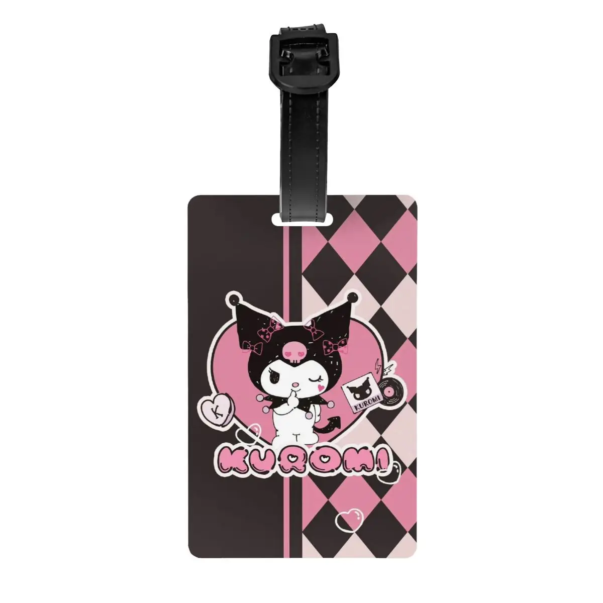Пользовательские багажные бирки Kuromi для чемоданов, забавный мультфильм, аниме, кошка, багажные бирки, идентификационная этикетка с обложкой для конфиденциальности
Пользовательские багажные бирки Kuromi для чемоданов, забавный мультфильм, аниме, кошка, багажные бирки, идентификационная этикетка с обложкой для конфиденциальности