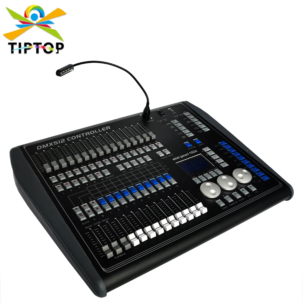 Freeshipping TIPTOP Black Color Case Mini Pearl 1024 Stage Light Controller Running DMX Lighting Controller Console Equipment
Freeshipping TIPTOP Black Color Case Mini Pearl 1024 Stage Light Controller Running DMX Lighting Controller Console Equipment