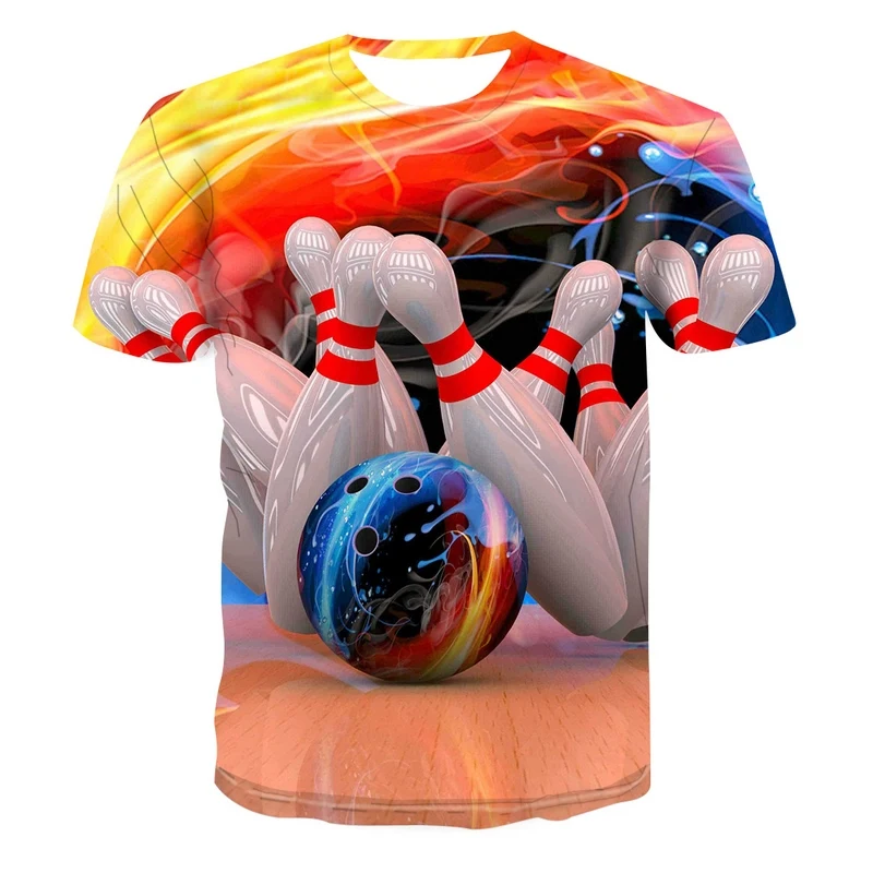 2024 Summer New 3D Printed Men's T-shirt, Casual Short Sleeves, Lightweight Top, Breathable, Bowling Pattern, Plus Size
2024 Summer New 3D Printed Men's T-shirt, Casual Short Sleeves, Lightweight Top, Breathable, Bowling Pattern, Plus Size