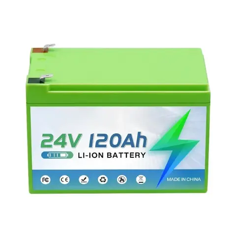 Güneş Enerjisi Depolama Ekipmanı için 24V Düz Üstlü Montajlanabilir 18650 Şarj Edilebilir Lityum İyon Pil