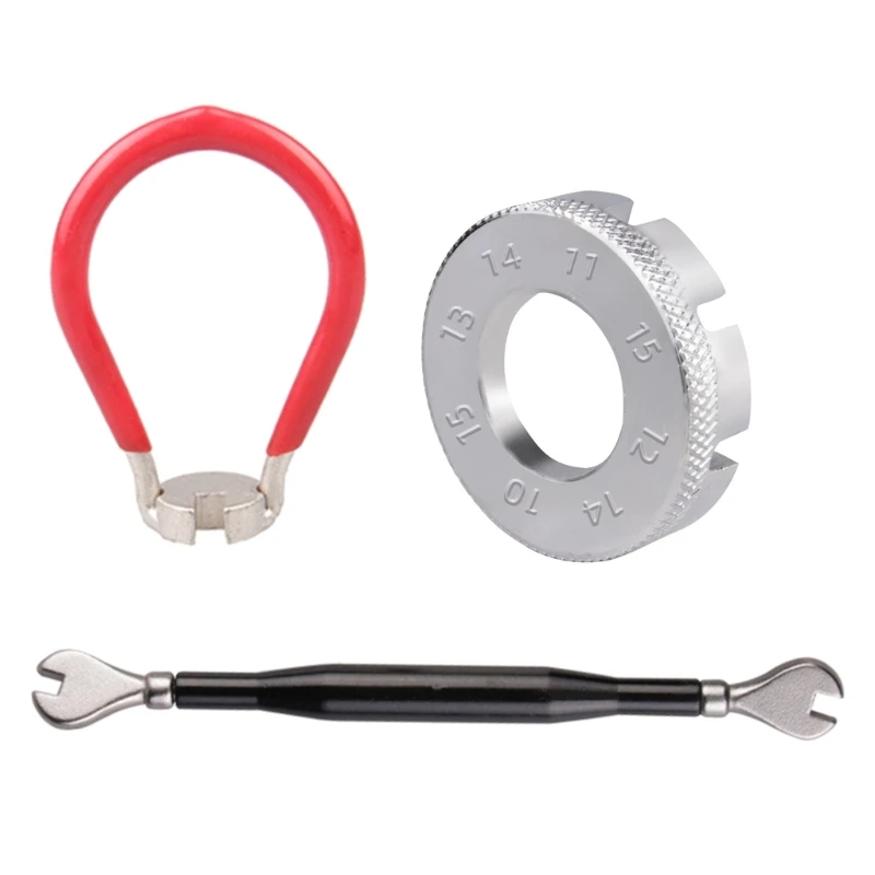 3 Pieces Bike Spoke Wrench Mountain Bike Spoke Tool Multi-functional Spoke Tool Set for Road and Mountain Bike
3 Pieces Bike Spoke Wrench Mountain Bike Spoke Tool Multi-functional Spoke Tool Set for Road and Mountain Bike
