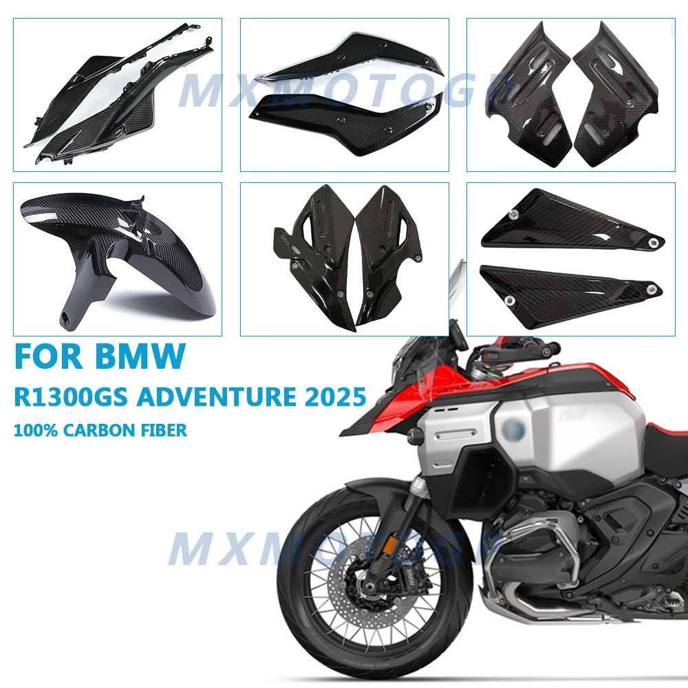 For BMW R 1300 GS Adventure 2025 2026 100% Carbon Fiber Fender Front Side Panels Full Fairing Kits Motorcycle Accessories
For BMW R 1300 GS Adventure 2025 2026 100% Carbon Fiber Fender Front Side Panels Full Fairing Kits Motorcycle Accessories