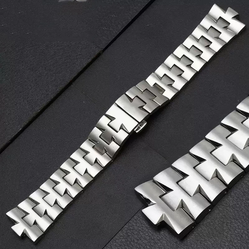 24mm*8mm Convex mouth Stainless steel Watch Band for Vacheron Constantin OVERSEAS Strap Men Silver Solid Metal Bracelet
24mm*8mm Convex mouth Stainless steel Watch Band for Vacheron Constantin OVERSEAS Strap Men Silver Solid Metal Bracelet