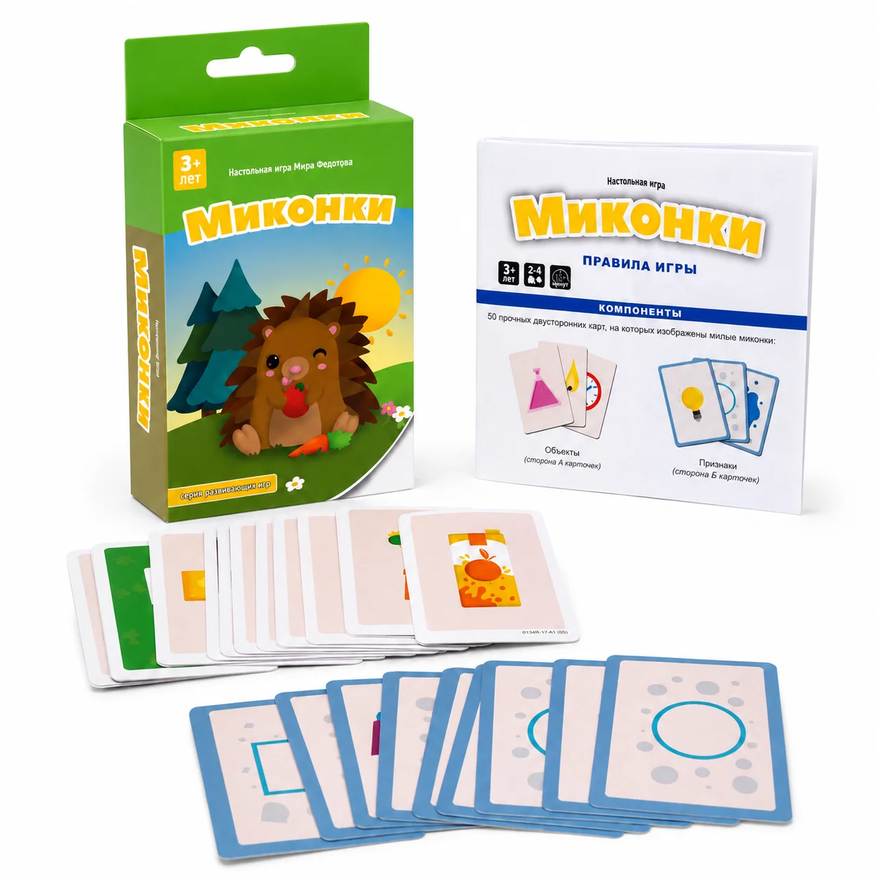 Mikonki Kids Picture Matching Card Game Early Learning Memory Logic Family Party Russian Version
Mikonki Kids Picture Matching Card Game Early Learning Memory Logic Family Party Russian Version