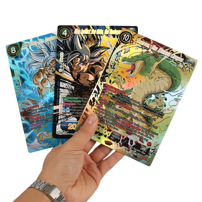 12Pcs Flash Big Sized Dragon Ball Card Jumbo Diy Trading Son Goku Refractive Relief English Card Game Collection Cards 12cmx17cm
12Pcs Flash Big Sized Dragon Ball Card Jumbo Diy Trading Son Goku Refractive Relief English Card Game Collection Cards 12cmx17cm