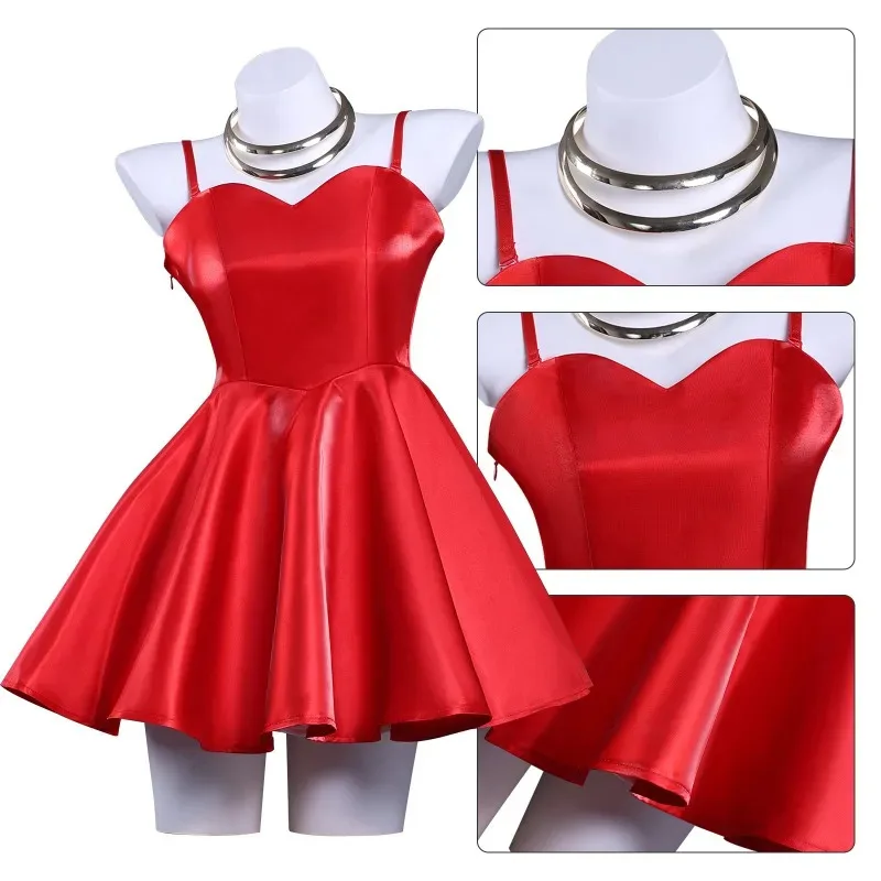 New Stocking with Garterbelt Pantiel Panty Anarchy Cosplay Red Dress Earring Anime Costume Wig Halloween Pars;3'c,5.y;8'v,
New Stocking with Garterbelt Pantiel Panty Anarchy Cosplay Red Dress Earring Anime Costume Wig Halloween Pars;3'c,5.y;8'v,