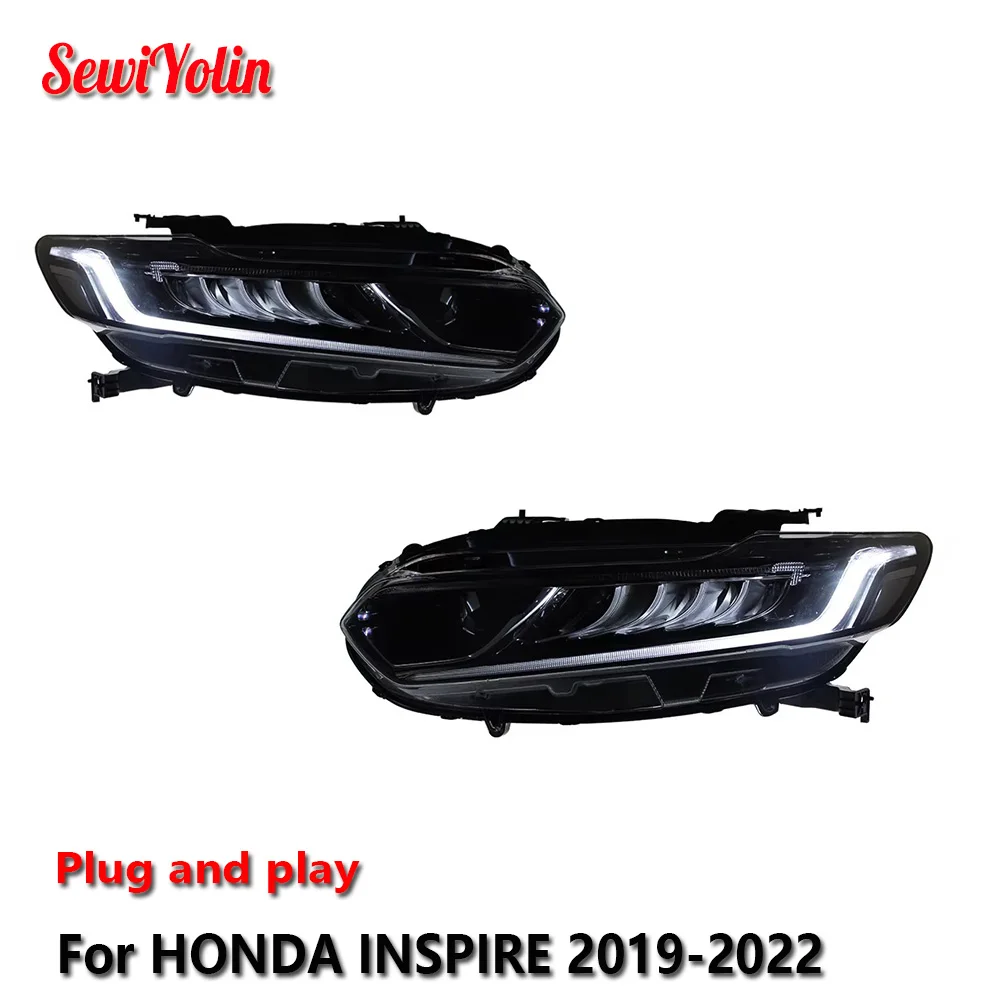 Автомобильные светодиодные фары в сборе для HONDA INSPIRE 2019-2022, авто противотуманные фары DRL, стоп-сигнал поворота, лампа Plug and Play
Автомобильные светодиодные фары в сборе для HONDA INSPIRE 2019-2022, авто противотуманные фары DRL, стоп-сигнал поворота, лампа Plug and Play