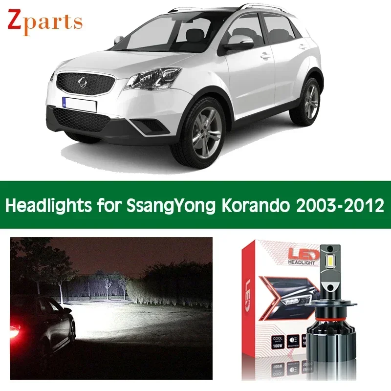 Лампа для 2003 2004 2005 2006 2010 2011 SsangYong Korando светодиодный светильник фара, фара ближнего и дальнего света, аксессуары для автомобильного освещения Canbus
Лампа для 2003 2004 2005 2006 2010 2011 SsangYong Korando светодиодный светильник фара, фара ближнего и дальнего света, аксессуары для автомобильного освещения Canbus