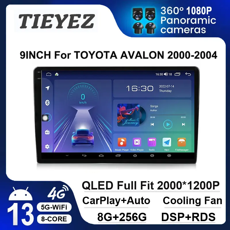 9 Inch Android 13 For TOYOTA AVALON 2000-2004 Car Multimedia Player Auto Navigation Stereo Head Unit WIFI WIreless Carplay 4G
9 Inch Android 13 For TOYOTA AVALON 2000-2004 Car Multimedia Player Auto Navigation Stereo Head Unit WIFI WIreless Carplay 4G